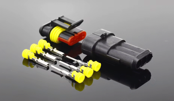 AMP waterproof automotive connector kit (MALE + FEMALE combo)